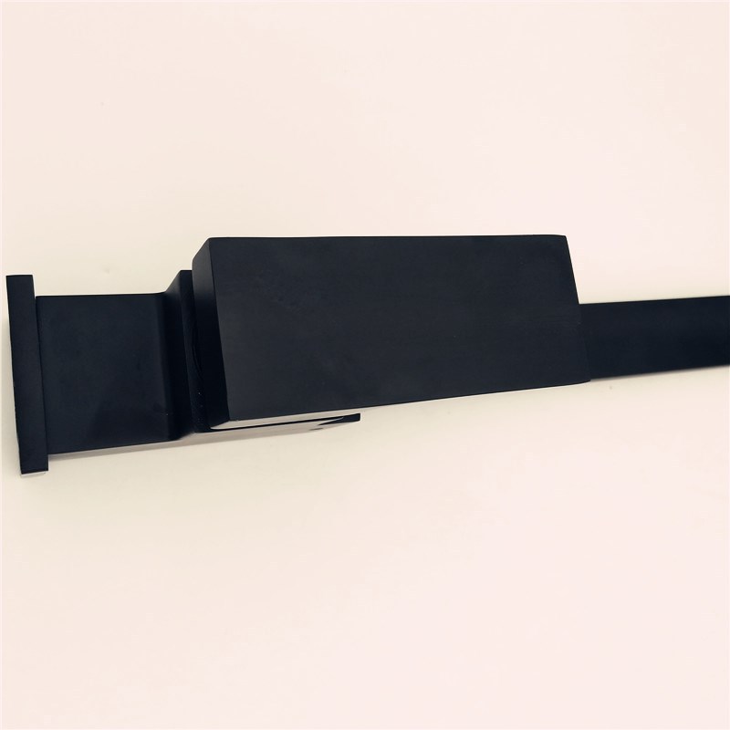 Black square flat curved seven characters 7