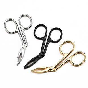 Factory direct stainless steel elbow eyebrow clamp eyebrow clip professional eyebrow eyebrow pull eyebrow clip makeup beauty tools wholesale