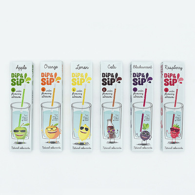 SUNNYDALE 匈牙利进口DIPSIP儿童魔力吸管奶伴侣固体饮料喝水吸管|ru