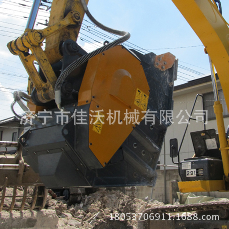 混泥土破碎斗  挖机斗  颚式斗工程机械配件佳沃机械挖掘机200挖