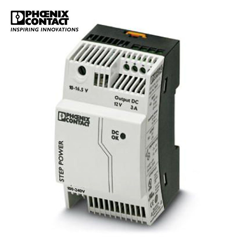 菲尼克斯导轨电源单相12V3A输出 STEP-PS/ 1AC/12DC/3-2868570
