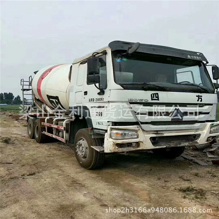 二手豪沃水泥搅拌车 混凝土搅拌运输罐 二手混泥土商混罐车 18方