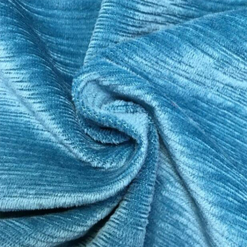 Cloth, velvet dress for leisure, polyester