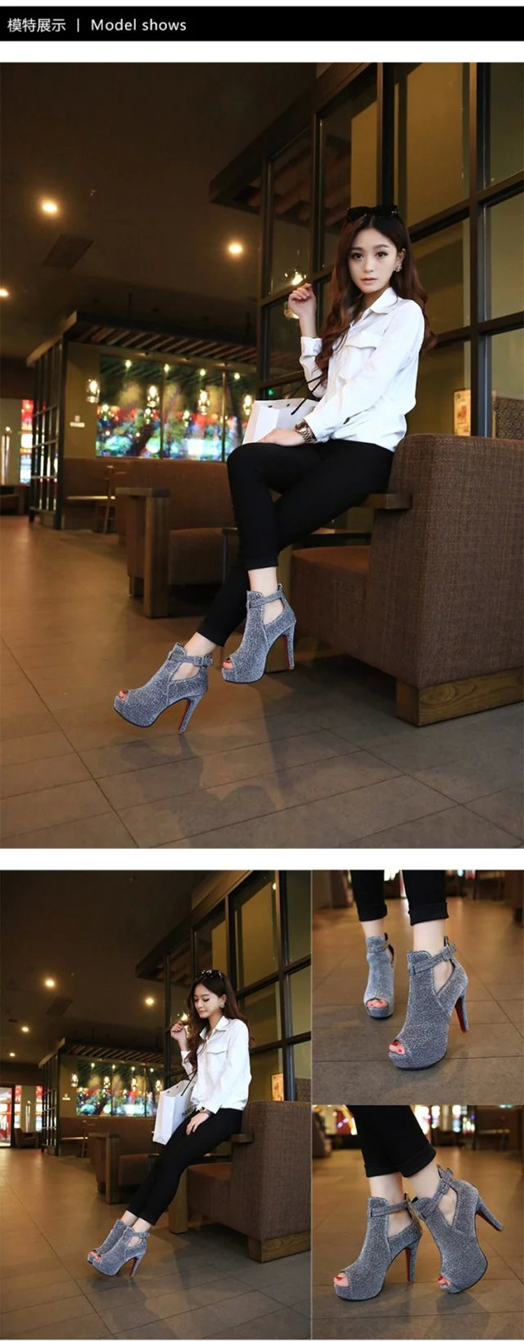 Chaussures été pour femme en Caoutchouc - Ref 3345446 Image 12