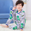 Autumn and winter new pattern Plush thickening Primer pajamas new pattern Children's clothing children Thermal Underwear suit Manufactor wholesale
