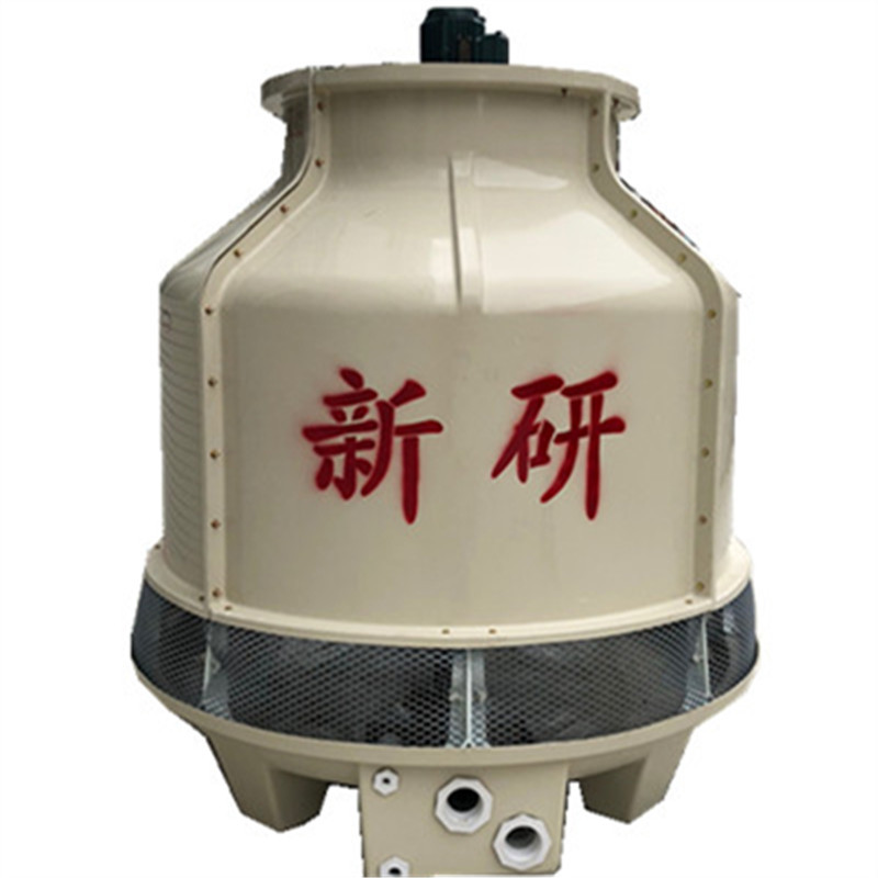 圆形逆流式新研玻璃钢冷却塔 工业冷却塔东莞冷却塔厂家