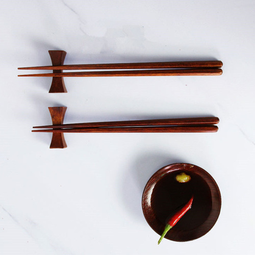 Household machine washable hexagonal chopsticks for couples, sliced ​​tortoise shell chopsticks, solid wood sterilized chopsticks, Japanese-style pointed sushi chopsticks