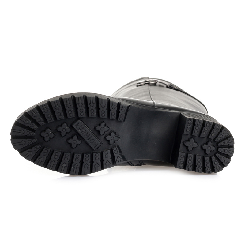 Bottes femme QI ZHONGQI en En cuir - Ref 3355457 Image 3