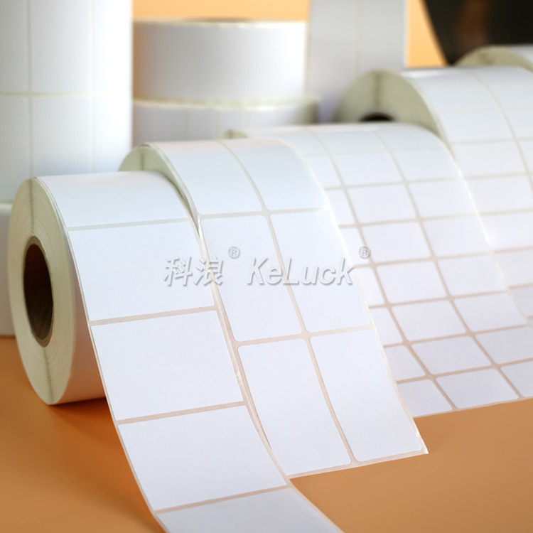 科浪牌空白条码纸 38X28mm铜版不干胶标签材质 打印清晰面材平整