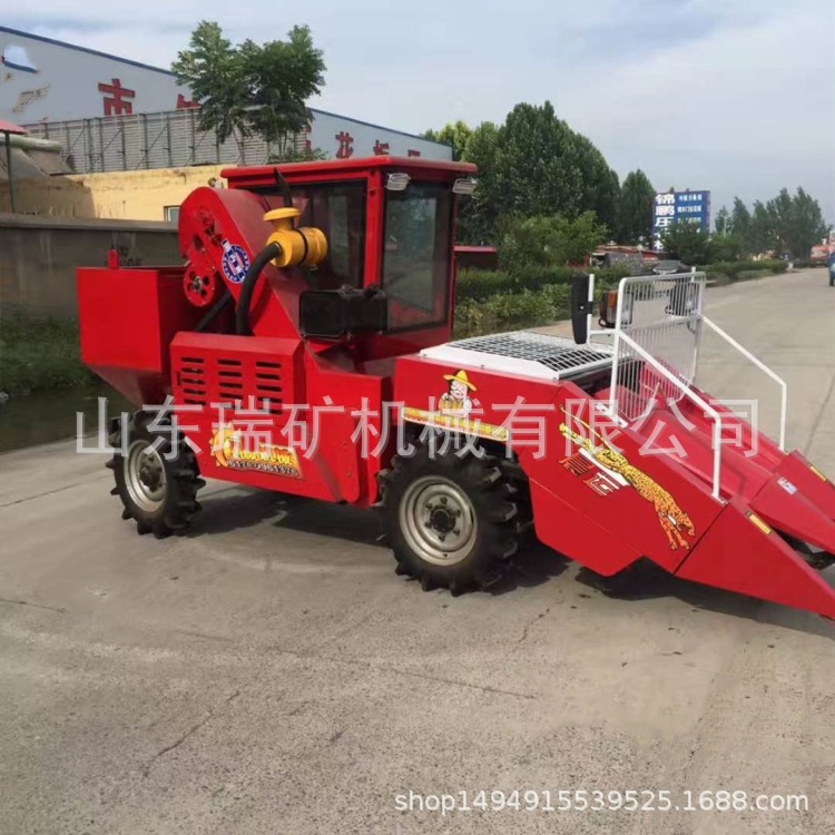 玉米联合收割机  自走式双行玉米收割机