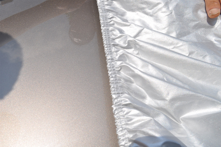 Ropa del coche cubierta de la sombrilla ropa del coche media CUBIERTA Cubierta del coche cubierta de enfriamiento película de aluminio cubierta de la lluvia cubierta de protección solar ventas directas