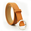 Universal belt, retro fashionable black trousers for elementary school students, simple and elegant design, Korean style