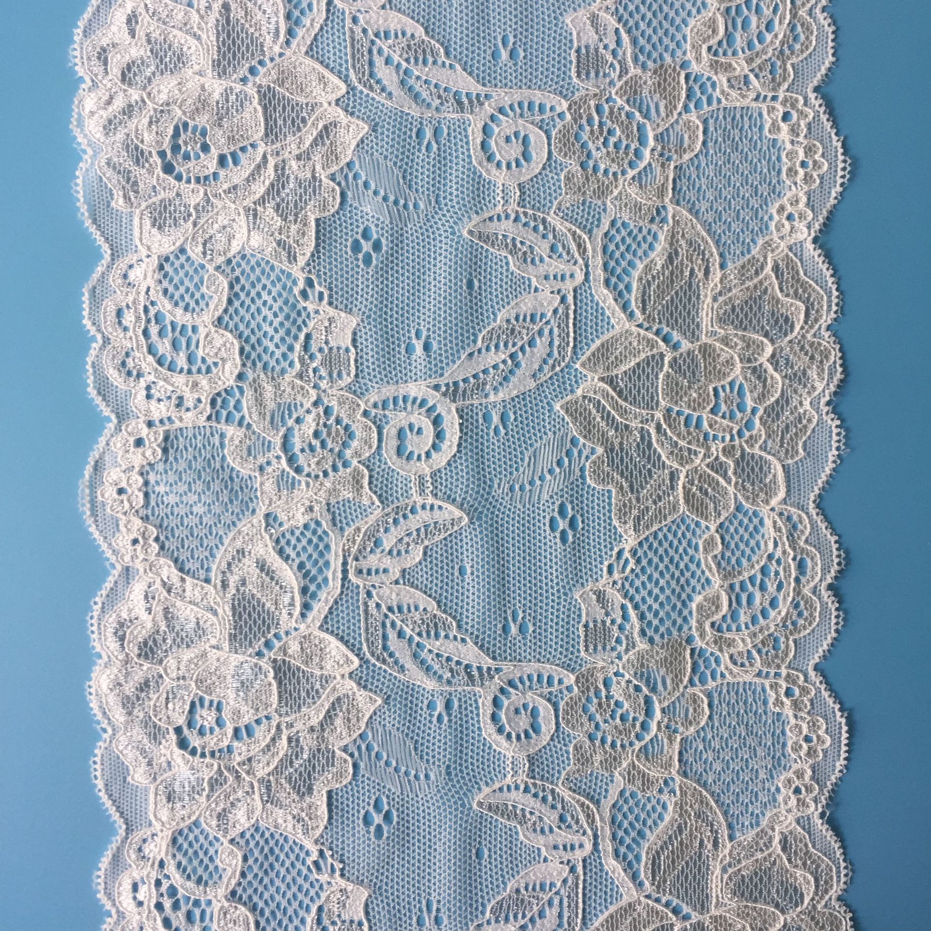 蕾丝贾卡弹力花边袜子服装服饰辅料情趣文胸内衣工艺品婚纱连衣裙