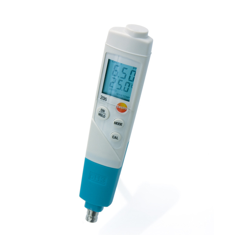 原装德国德图testo206pH3 pH酸碱度测量仪高精度带BNC接口