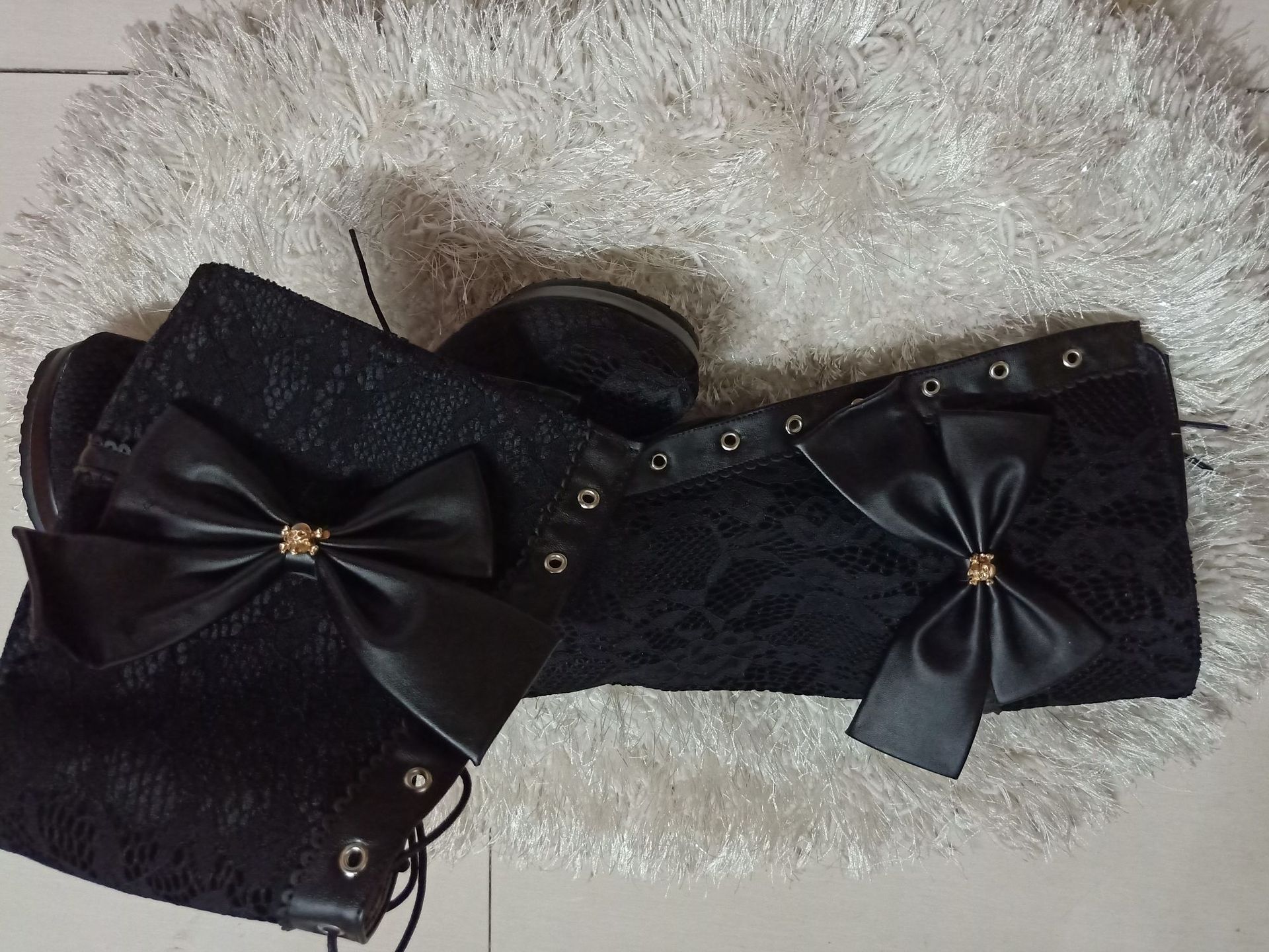 Bottes femme en PU artificiel - Ref 3354797 Image 9