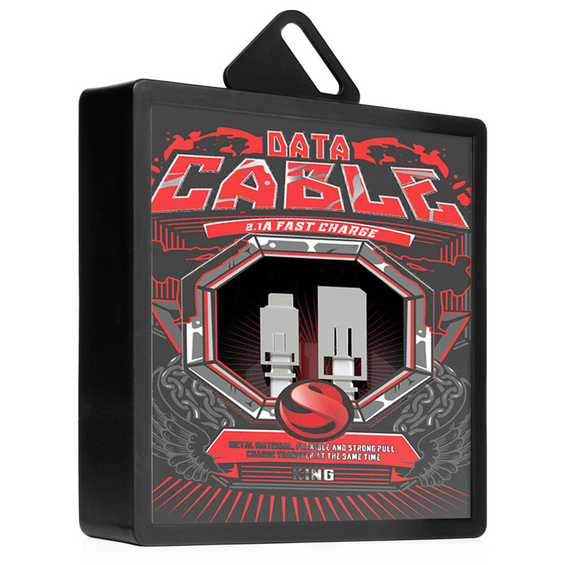 T707 数据线包装蓝牙耳机包装礼盒无线充盒子定制塑料边框