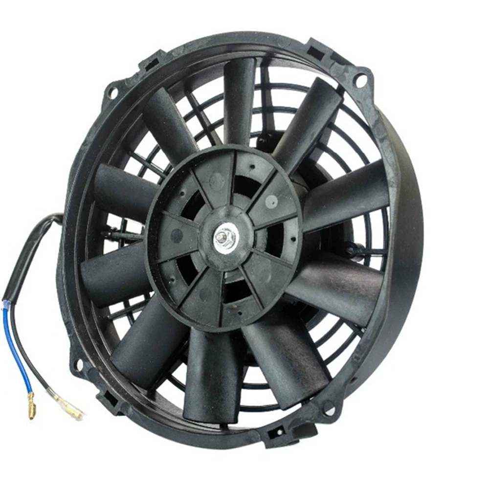 Modified universal ultra thin radiator, automatic air fan, 12v, 7inch