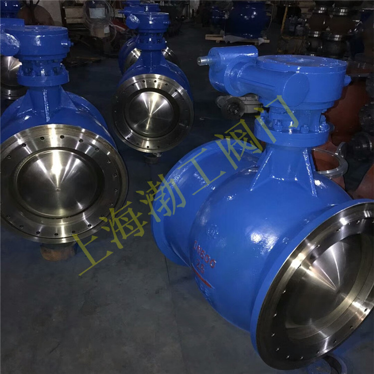 气动侧装式焊接偏心半球阀 PBQ660H-40C 气动双偏向半球阀