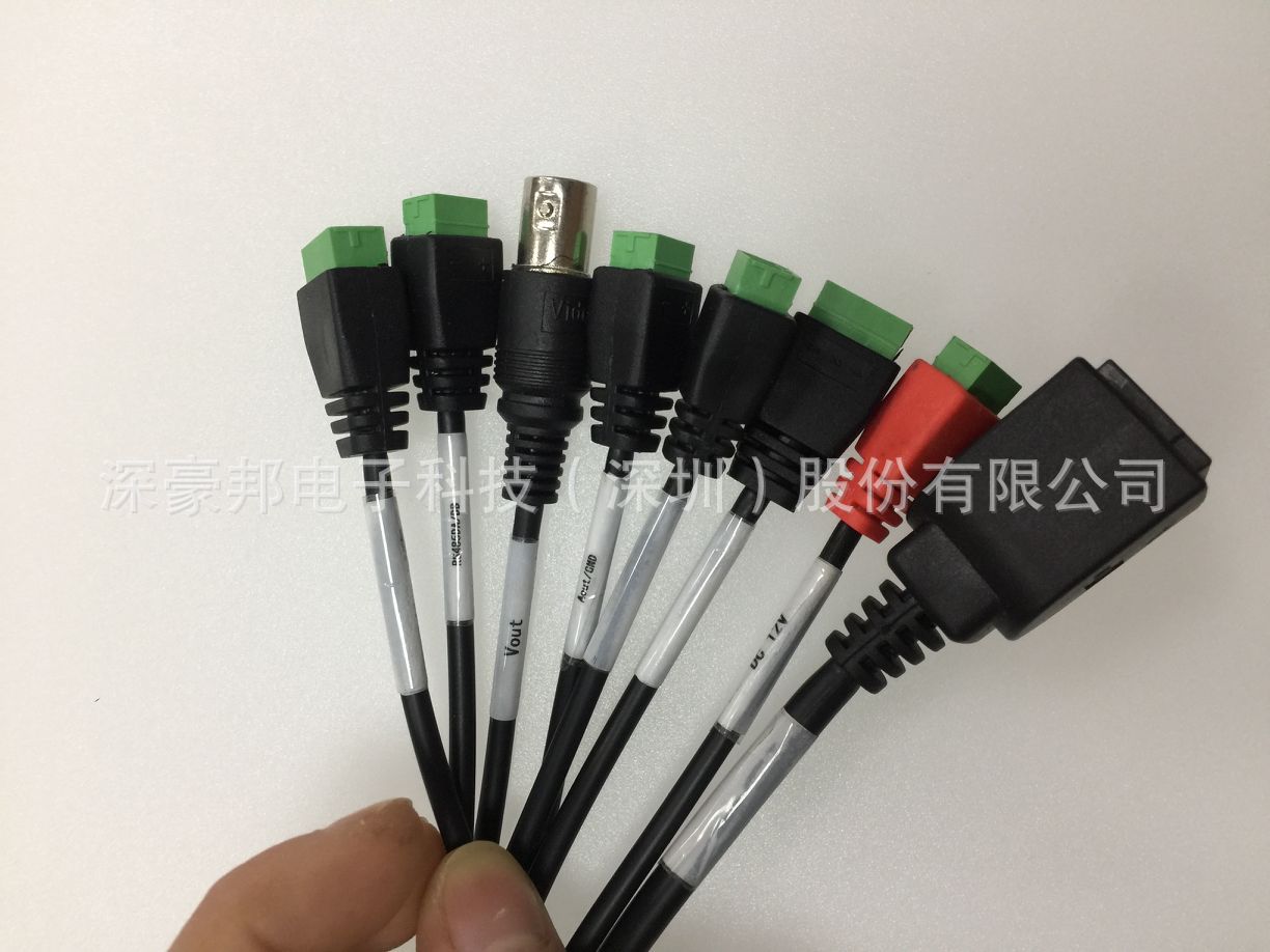 一体机人脸识别网络线红外测温，RJ45+3.81-2P-3P-4P-5P+BNC+DC防