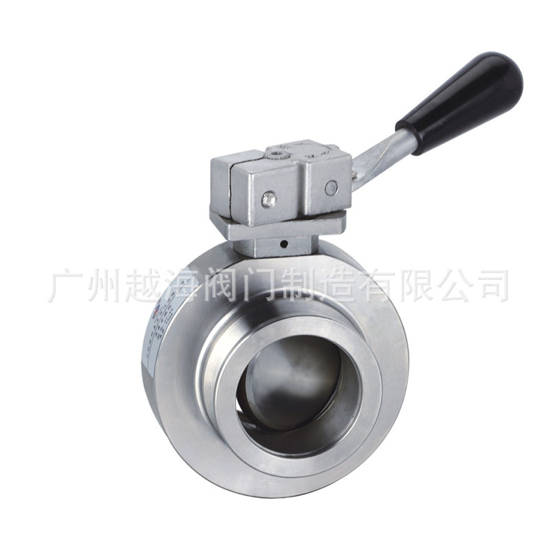 厂家直供 GI型高真空蝶阀 不锈钢法兰真空蝶阀 手动对夹真空蝶阀