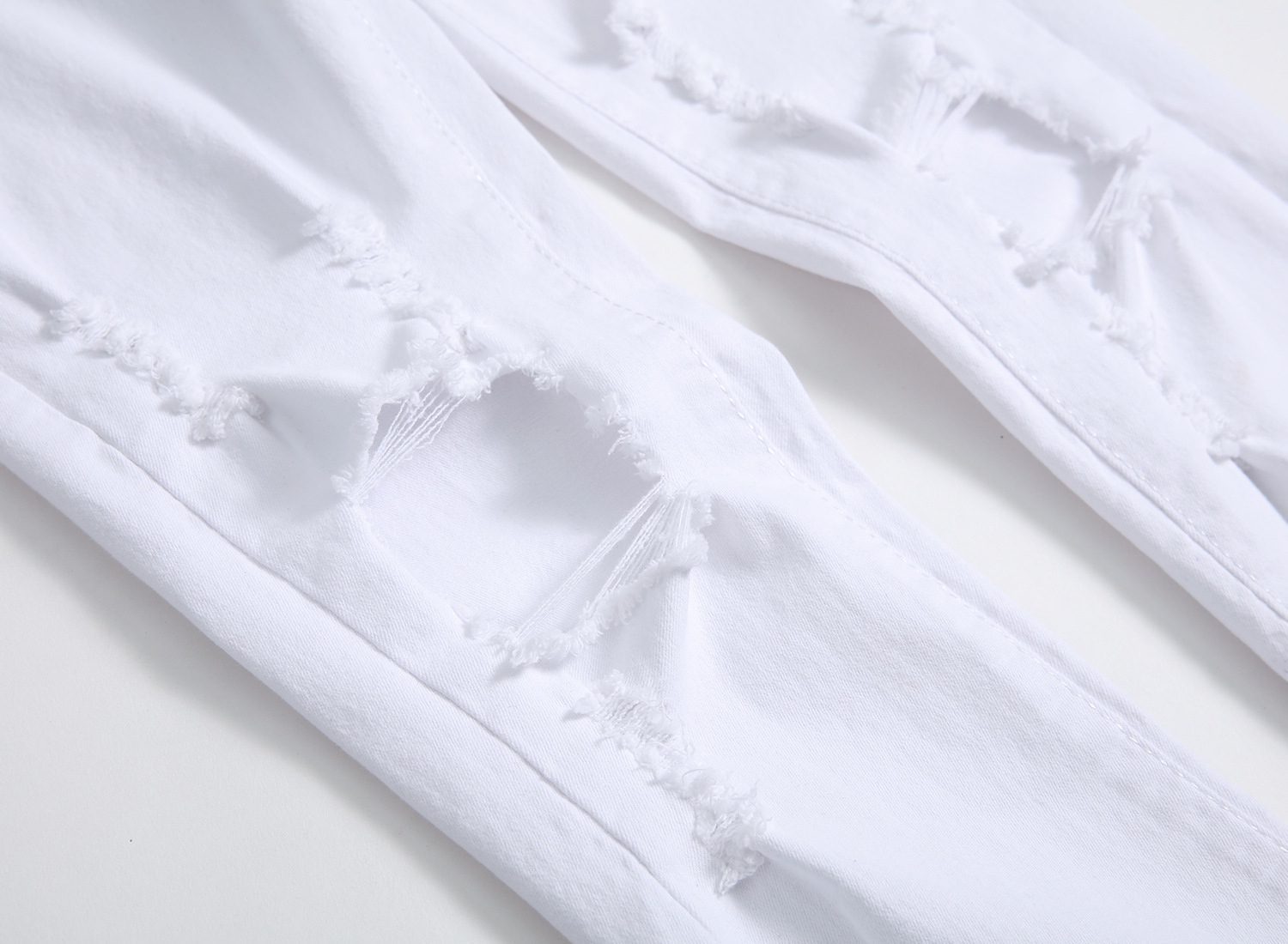 Men's Clothing ripped jeans men's Korean version high street personalized design _ipsvogv.com