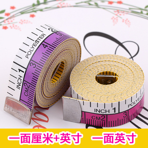 Wholesale tape measure 1.5 meters measurements ruler clothing ruler tailor ruler sewing ruler inch small tape measure soft ruler