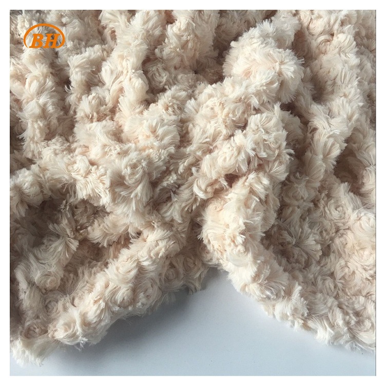 厂家直销优质刷花半光PV绒 波纹PV绒现货供应 玩具绒 家纺面料