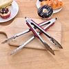 Factory wholesale with a magnetic red handle folder stainless steel food and food folder buffet folder barbecue clip