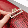 Hair accessory, hair stick from pearl, Korean style, simple and elegant design