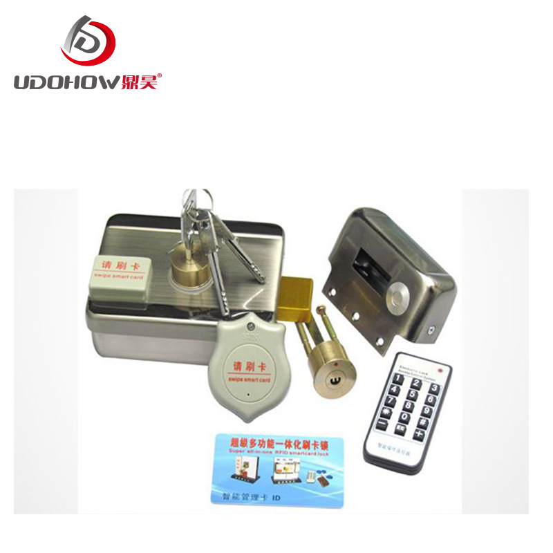 家用ID智能刷卡锁 感应电子门锁 防盗门禁一体锁