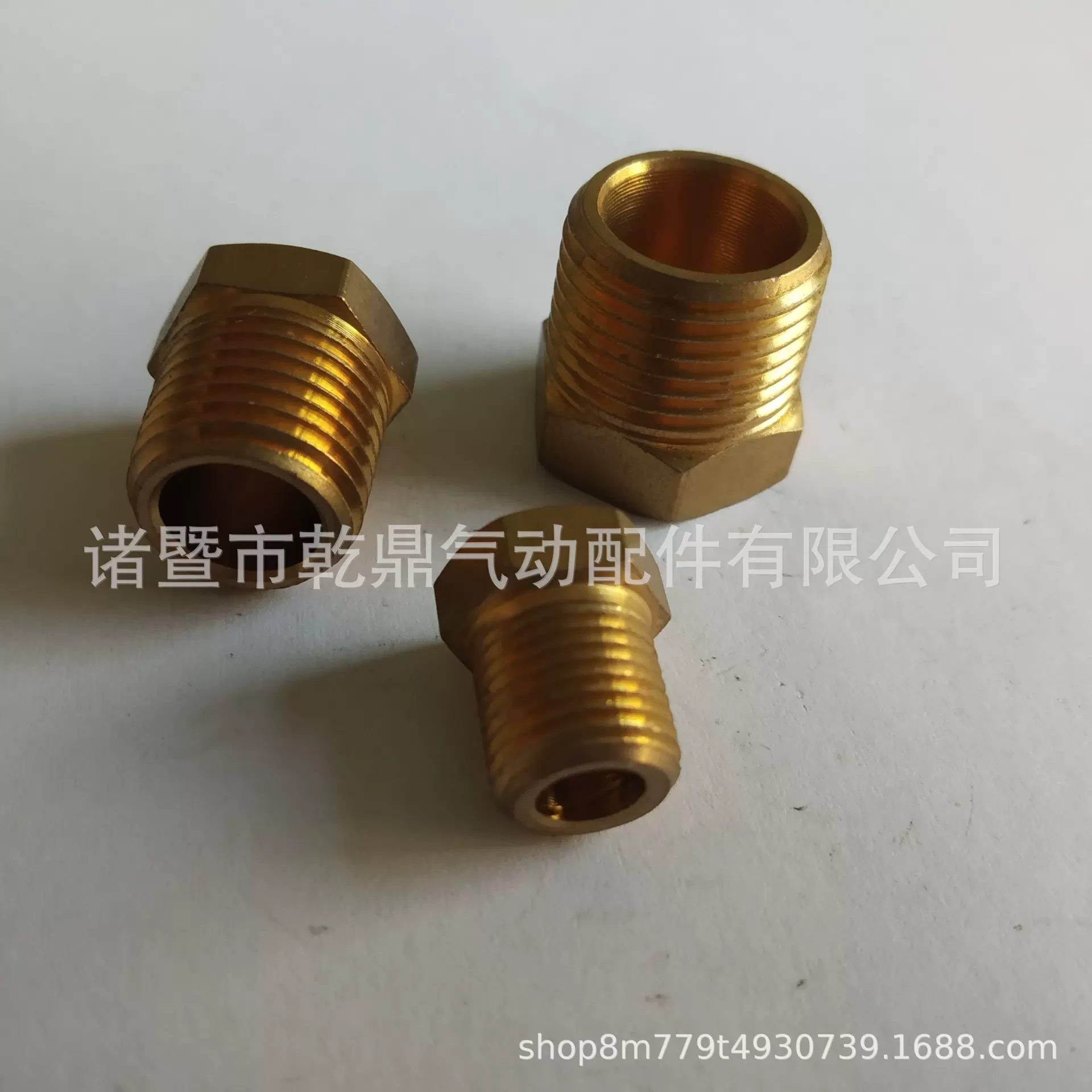 批发高品质厂家直销一分到1寸外丝堵头 黄铜接头 铜气动元件配件