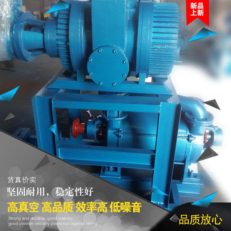 罗茨水环式真空机组 污水处理水循环真空泵 化工罗茨真空泵机组