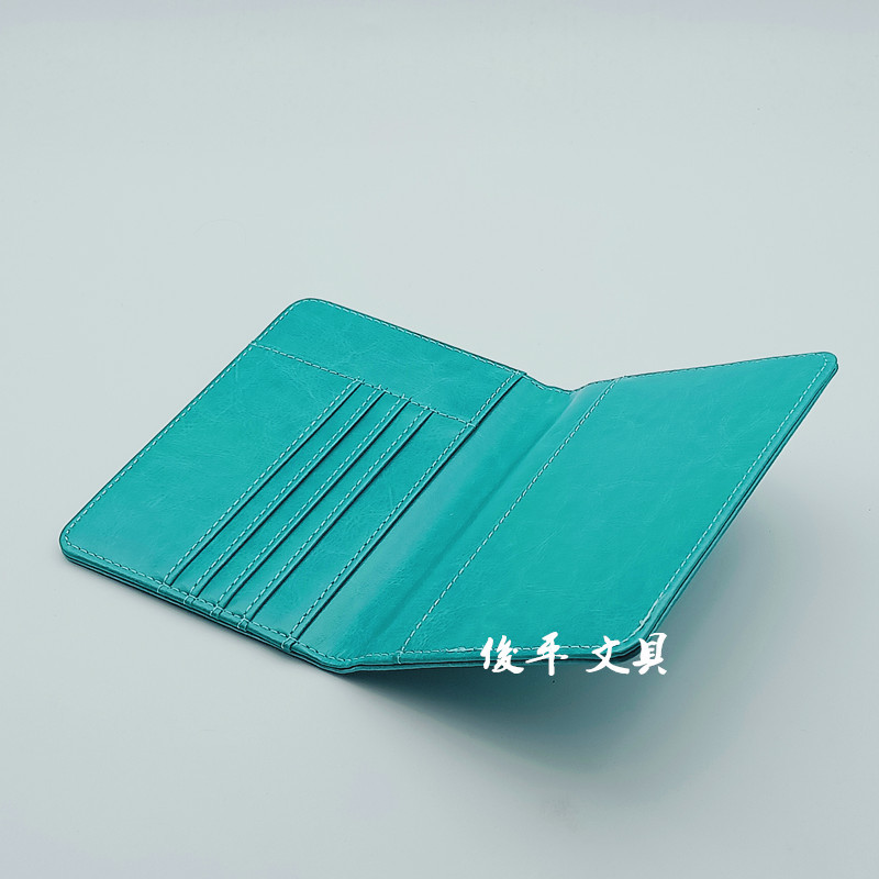 RFID passport cover PU travel passport card holder multifunctional and practical foldable document holder passport