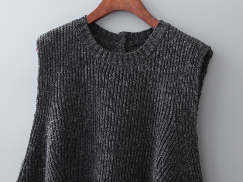 Gilet femme en Mélange de poils de lapin - Ref 3316387 Image 27