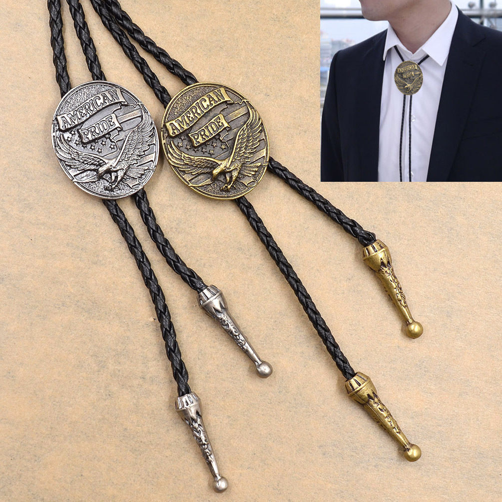 Punk Style Classique Star Bovins Crâne Alliage Corde En Cuir Unisexe Bolo Tie display picture 6