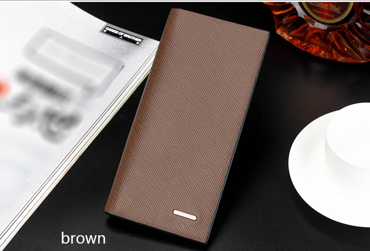 Men's Long Thin Wallet Casual Multi-card Card Holder Leather Brand Korean Wallet Large Capacity display picture 17