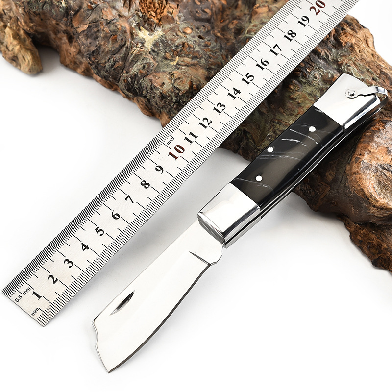 厂家批发折刀不锈钢异型刀水果刀求生刀折叠小刀多功能开刃防身刀