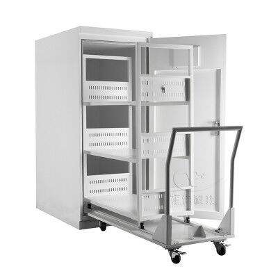 推车档案消毒仓 大批量图书消毒柜 臭氧加熏蒸消毒 福诺FLD-950