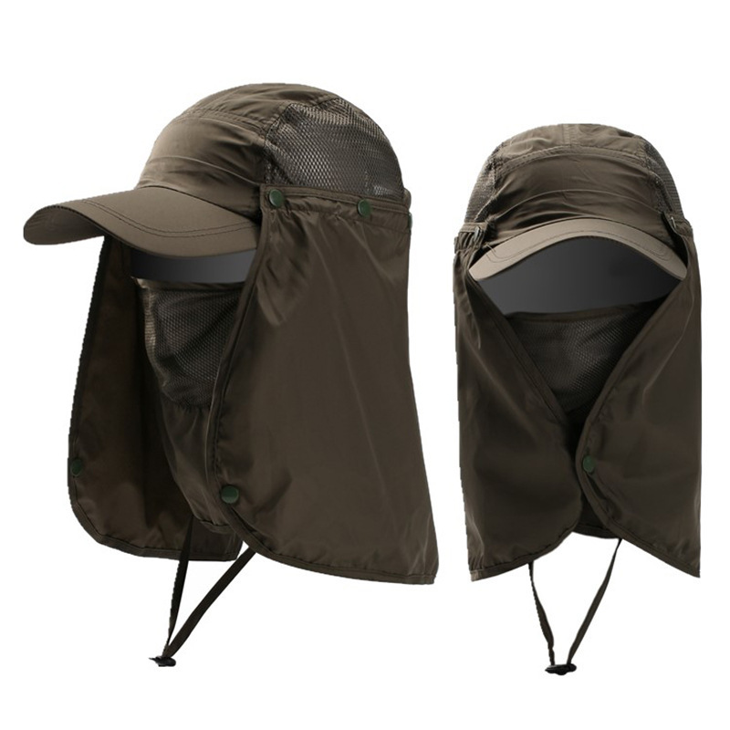 Summer Men's and Women's Breathable Sun Visor Quick-drying Waterproof and UV-proof Fishing Hat