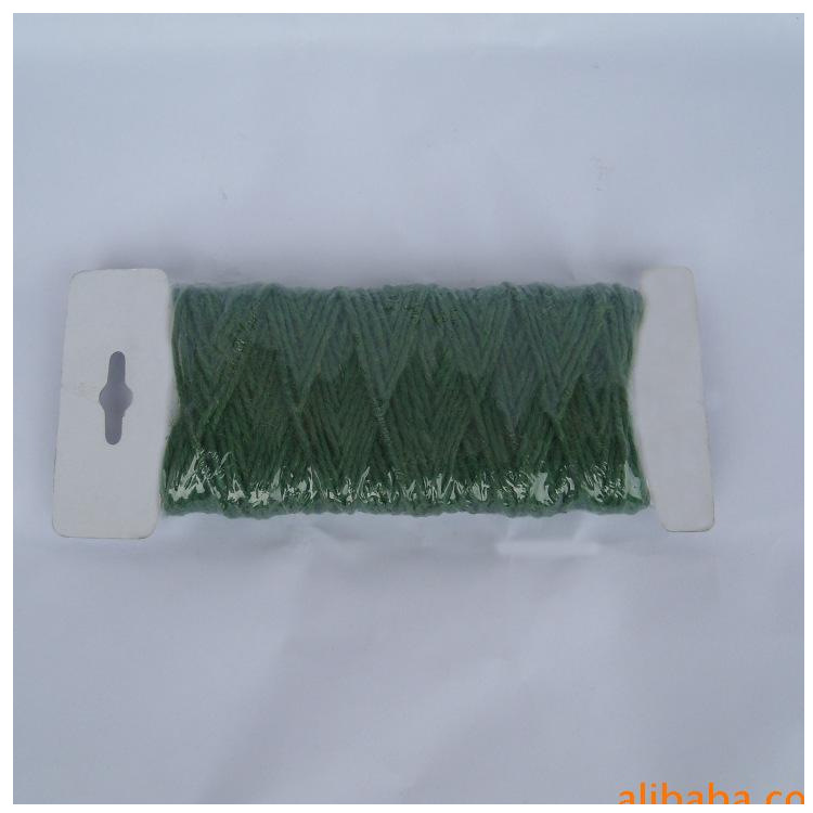 厂家供应黄麻绳绿色带纸卡 黄麻绳工艺品 麻绳DIY批发