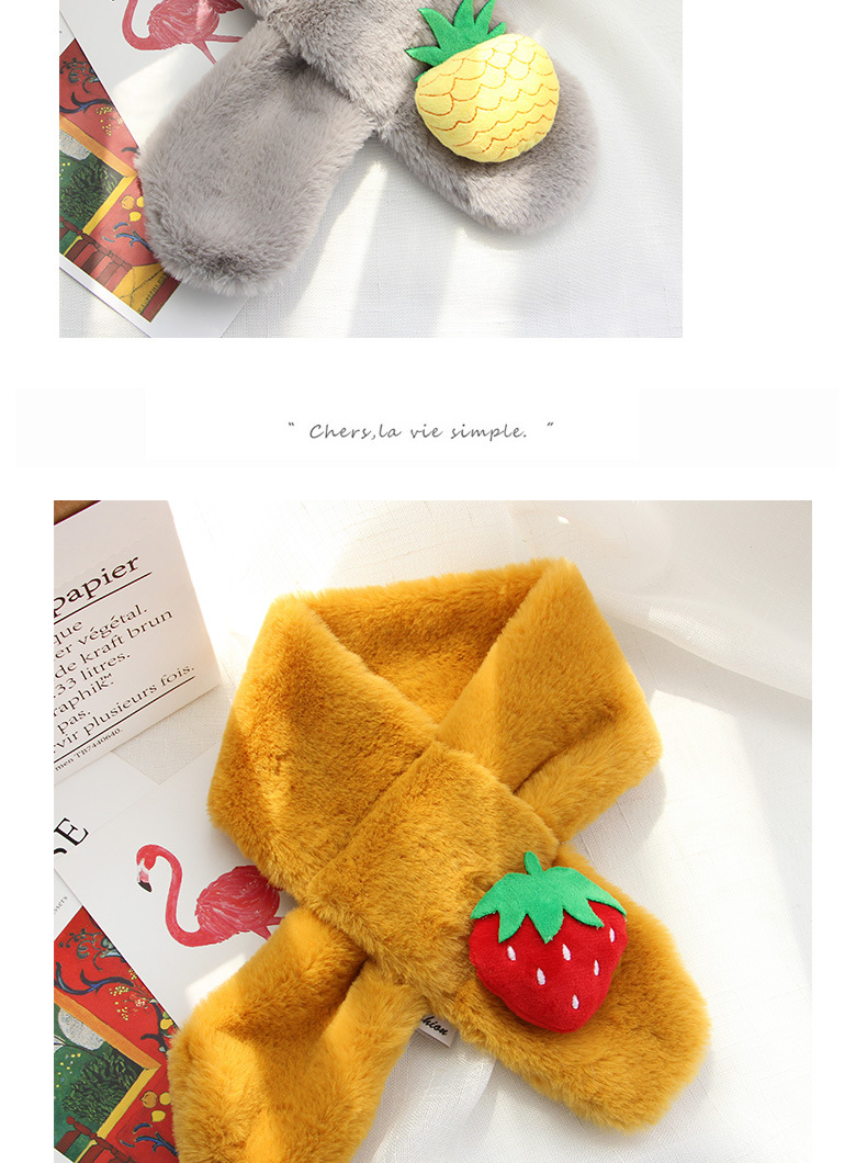 Childrens imitation rabbit fur korean  scarfpicture7