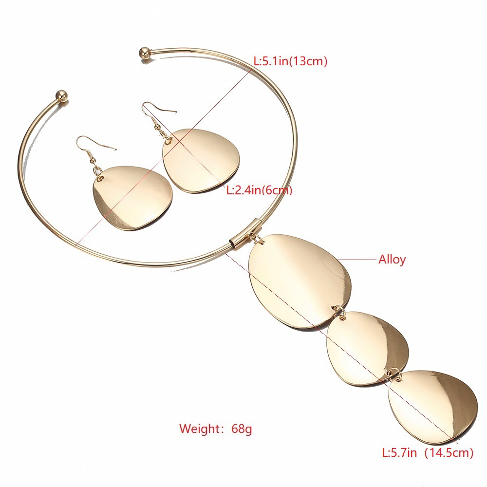 73g Weight IG Style Simple Style Geometric Alloy Women's Jewelry Set