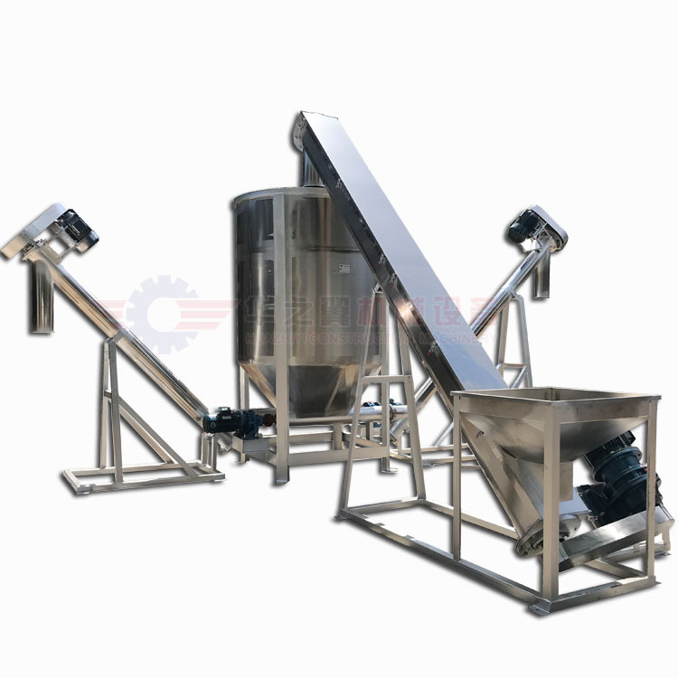 齐齐哈尔U型螺旋输送机 尿素颗粒给料机白钢/碳钢材质上料绞龙