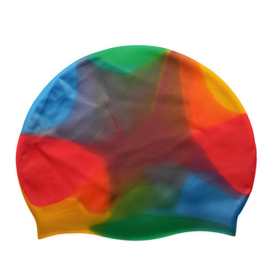 Waterproof silicone bathing cap adult children silica gel bathing cap men and women currency bathing cap Customizable LOGO Silicone cap