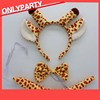 Cute set, headband, bow tie, halloween, 3 piece set, cosplay, giraffe