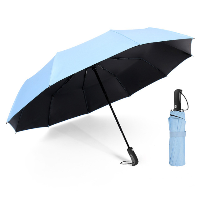 người đàn ông kinh doanh và phụ nữ vinyl tự động mưa hay nắng kép sử dụng ô oversized ô windproof gấp tăng cường chất lượng Đức Ô tự động
