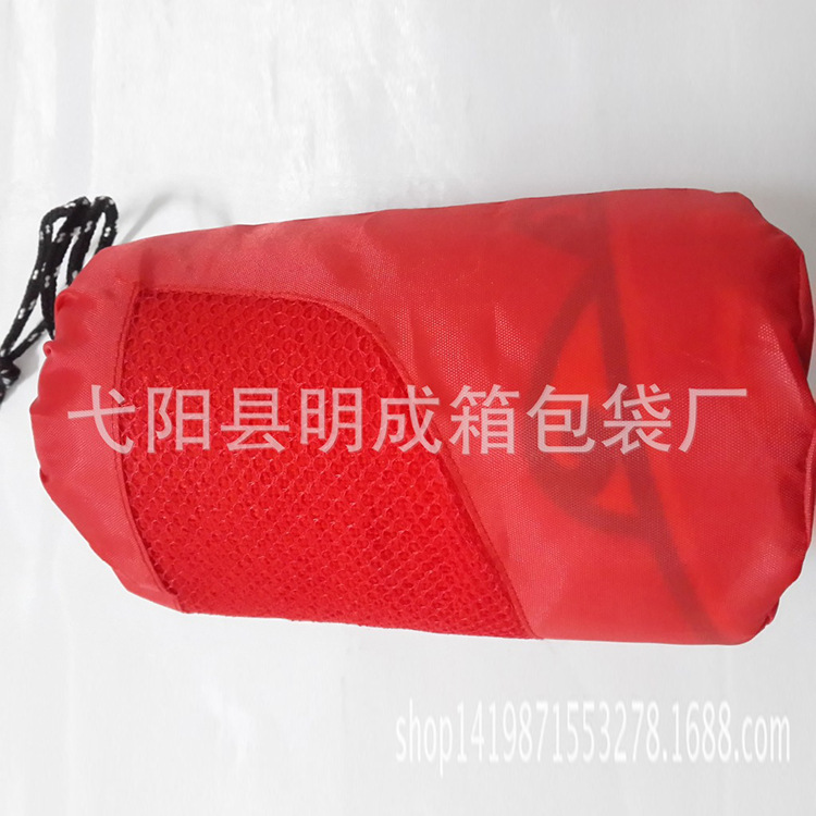 供应毛巾制造厂商网袋 束口网眼袋 上底圆桶网袋 可来样定制