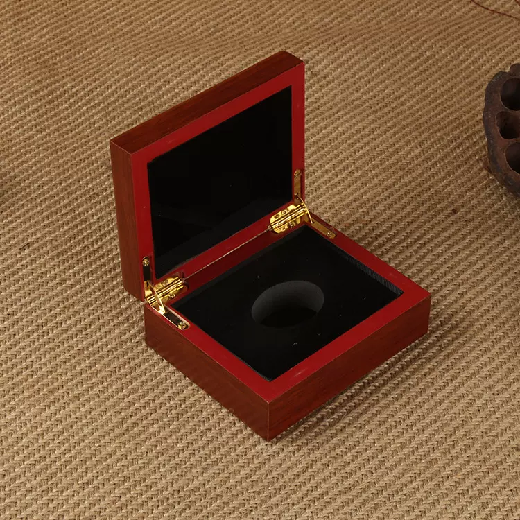 纪念币木盒奖章奖牌包装 木质包装盒 纪念币包装盒 金银币木盒