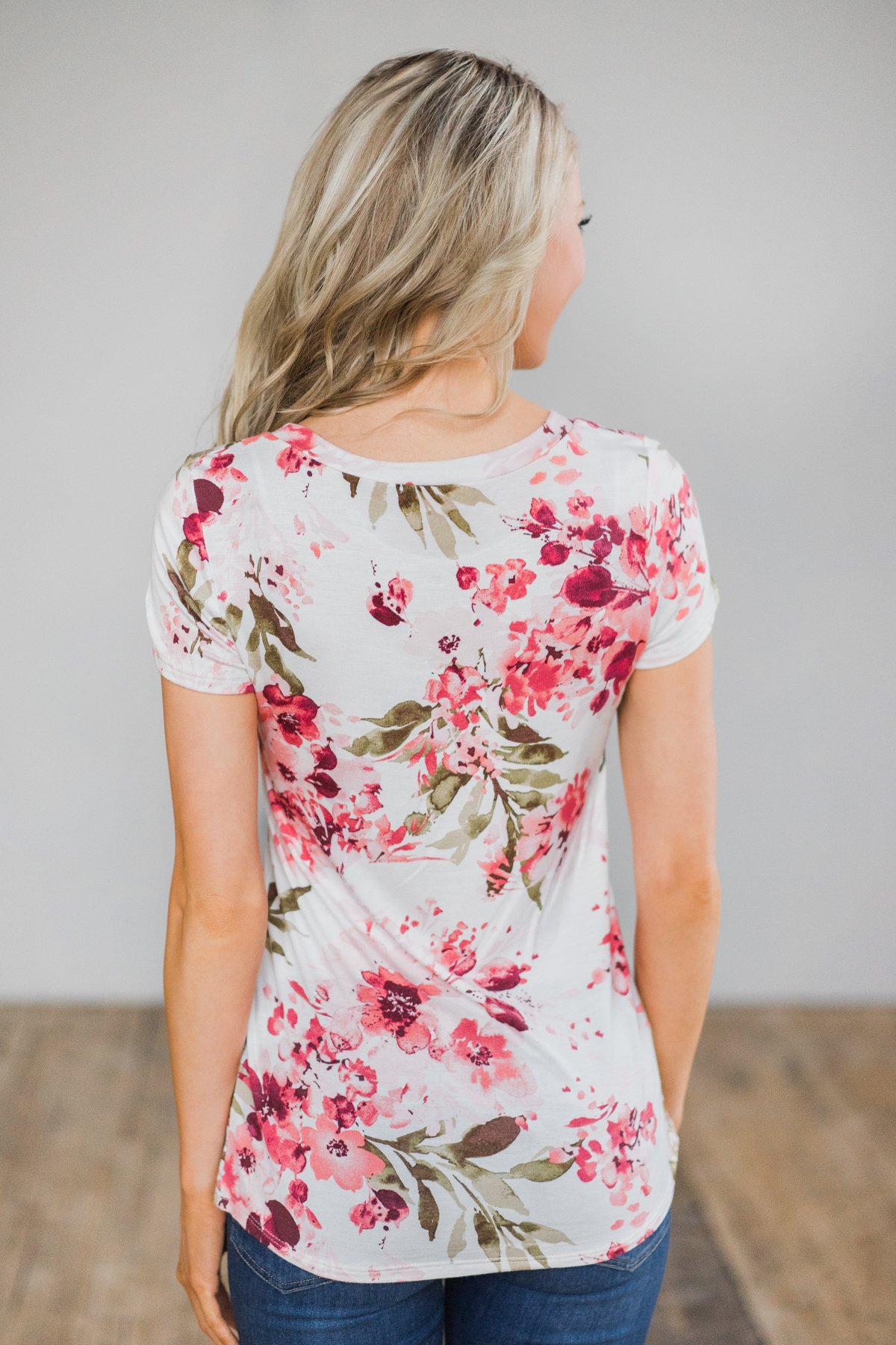 Fashion digital printing round neck short-sleeved T-shirt  NSDY8178