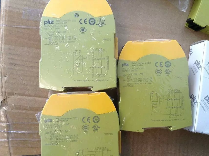 774130安全继电器德国进口皮尔兹PNOZ e1p 24VDC 2so